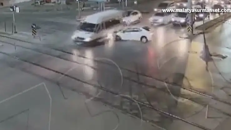 Gaziantep'te kazalar kameralara yansıdı