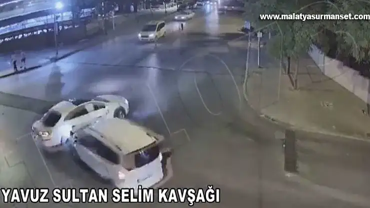 Gaziantep'te meydana gelen kazalar kameralara yansıdı