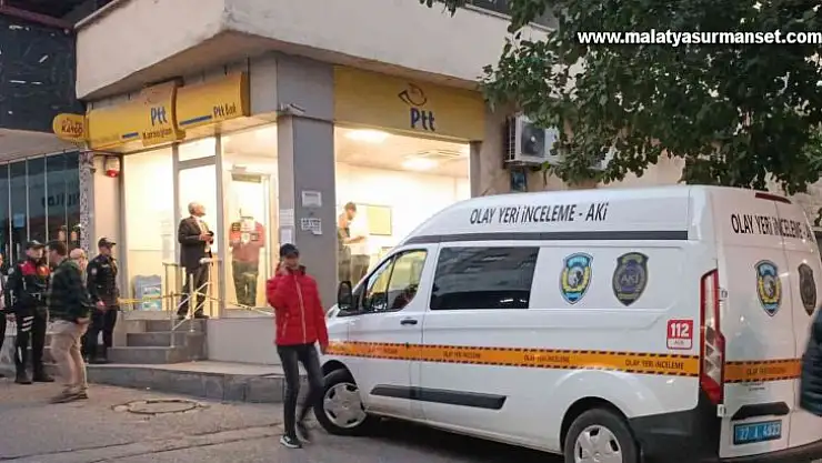 Gaziantep'te PTT şubesinde silahlı soygun