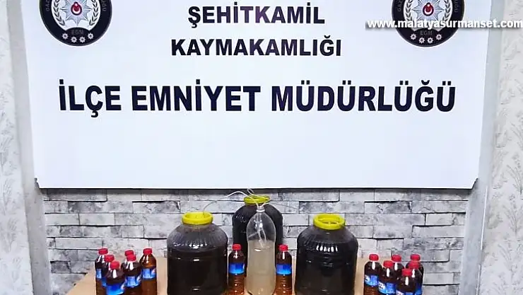 Gaziantep'te sahte içki operasyonu