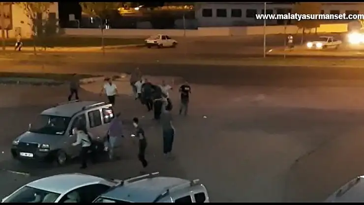 Gaziantep'te silahlı kavga anları kamerada