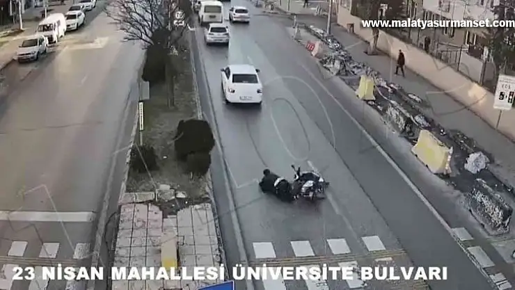 Gaziantep'te trafik kazaları kameralara yansıdı