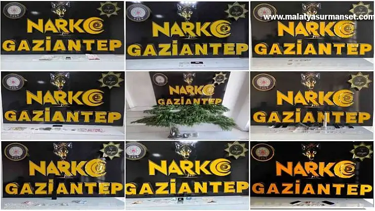 Gaziantep'te uyuşturucu operasyonu