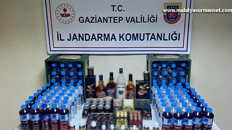 Gaziantep'te yılbaşı öncesinde sahte ve kaçak içki operasyonu: 7 gözaltı