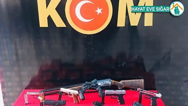 Gaziantep ve Adıyaman'da kaçak silah operasyonu: 10 gözaltı