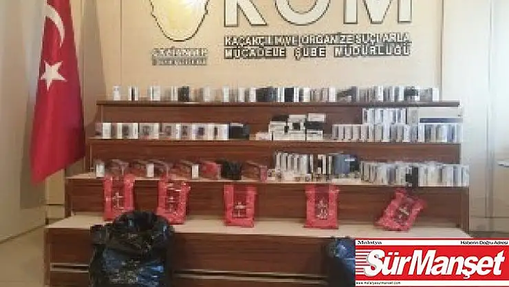 Gaziantep'te 5 kilo gümrük kaçağı nargile tütünü yakalandı