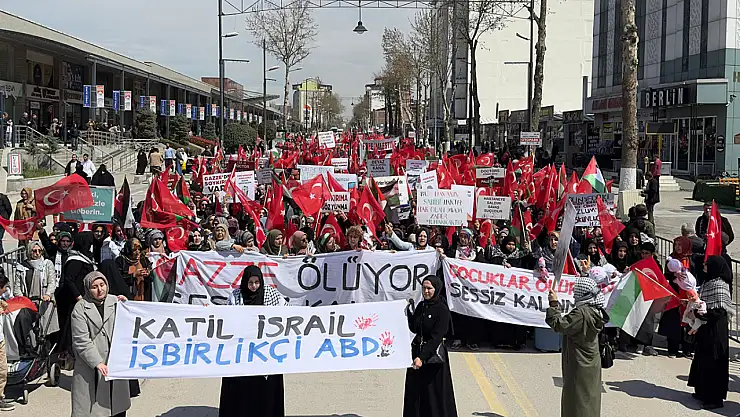 Gazze Ölüyor Diyen Malatyalılar Sessiz Kalmadı