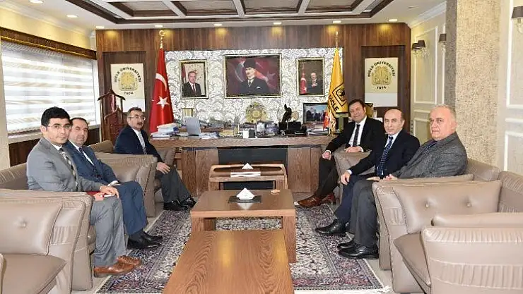 Gençlik ve Spor Bakan Yardımcısı Ersöz'den DÜ Rektörü Gül'e ziyaret