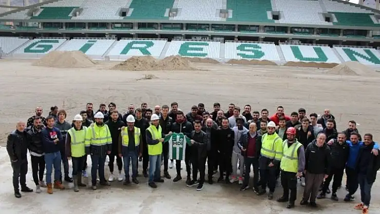 Giresunspor yeni stadında