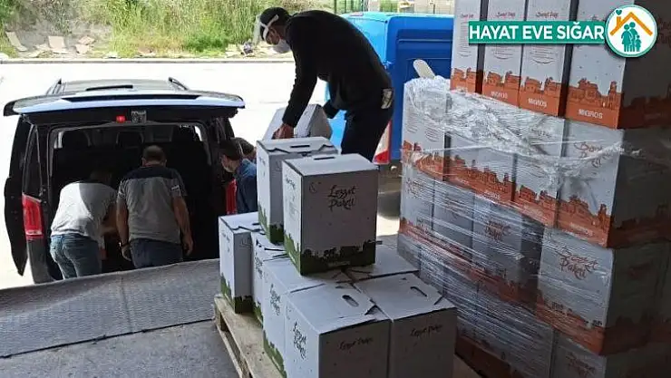 Girişimci ve Yenilikçi Liderler Derneğinden 260 aileye yardım kolisi