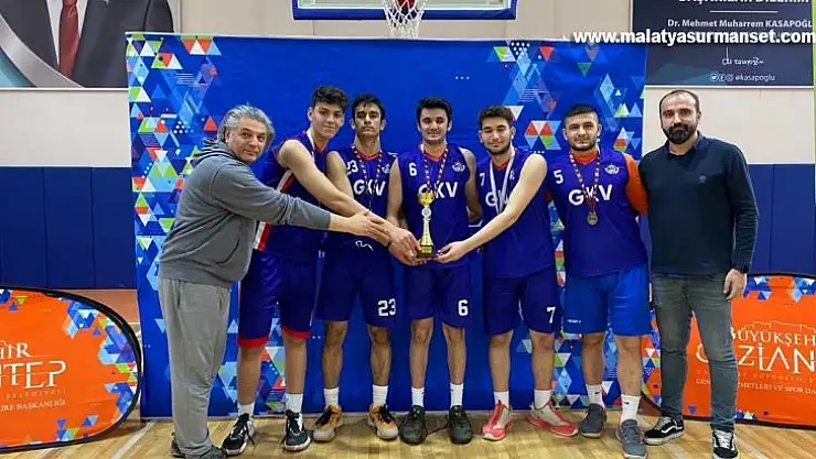 GKV Özel Liseleri Gaziantep basketbol şampiyonu oldu