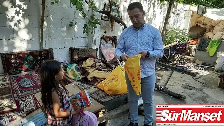 Gölbaşı Belediyesinden Gülistan'a kırtasiye malzemesi