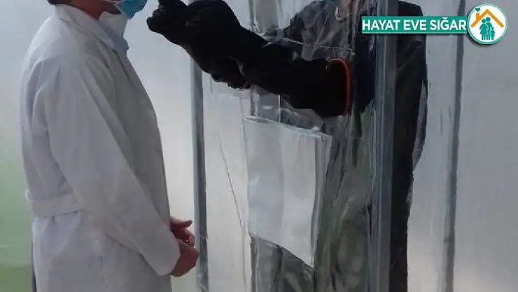 Gölbaşı Devlet Hastanesine numune kabul kabin bağışı