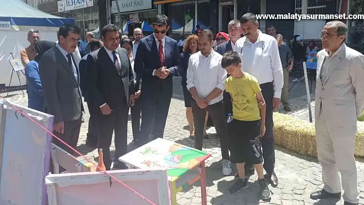 Gölbaşı Halk Eğitim Merkezi yılsonu sergisi açıldı