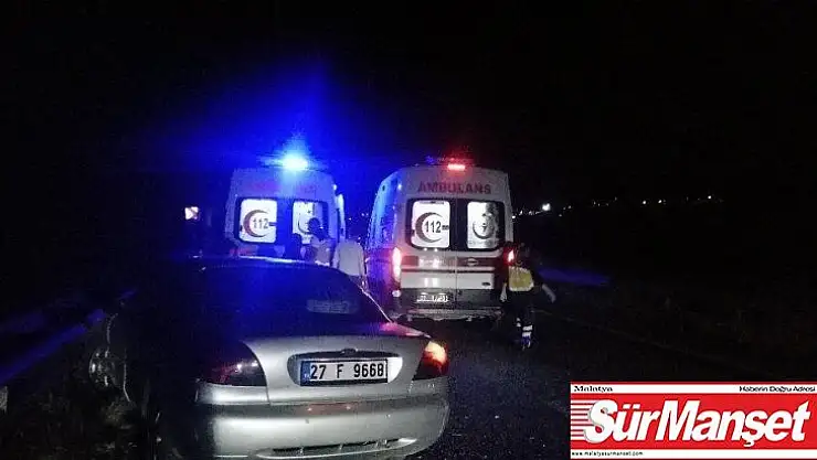 Gölbaşı ilçesinde iki otomobil çarpıştı: 3 yaralı