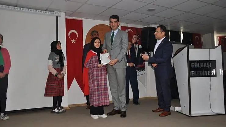 Gölbaşı ilçesinde İstiklal Marşının kabulü kutlandı