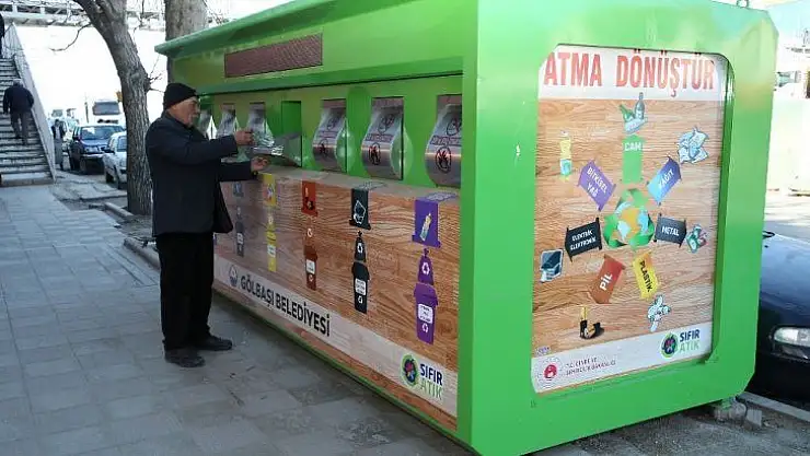 Gölbaşı'na Mobil Atık Getirme Merkezi