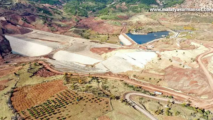 Gömükan Barajında çalışmalar sürüyor