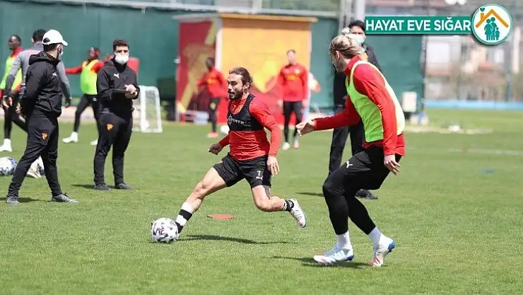Göztepe, Galatasaray maçı hazırlıklarını sürdürüyor