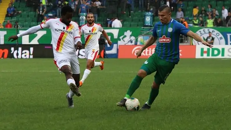 Göztepe ve Rizespor 14. randevuda