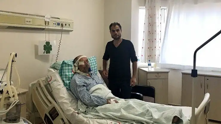 Gözündeki kanser yüzüne ve boynuna yayılan adam 5. kez ameliyat oldu