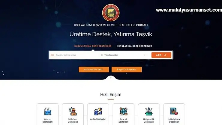 GSO'dan yatırımcı ve girişimciler için 'teşvik ve destek' portalı