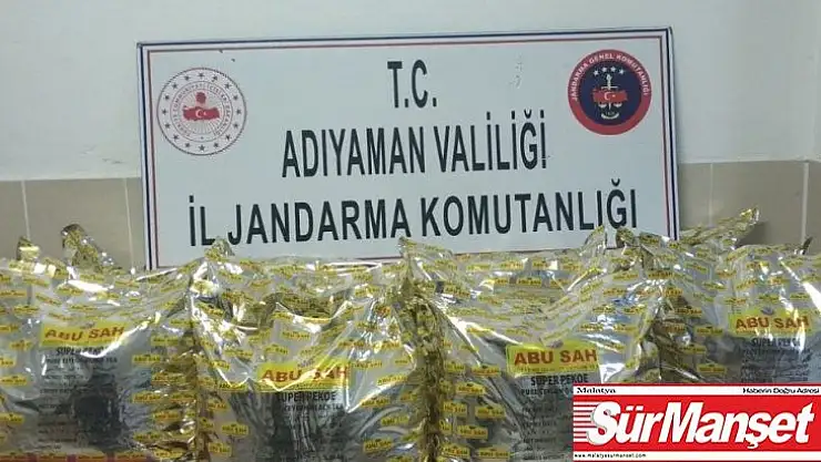 Gümrük kaçağı çay ele geçirildi
