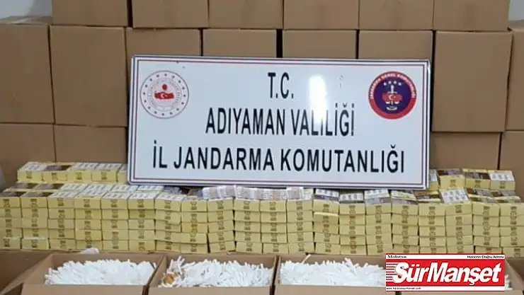 Gümrük kaçağı makaronlara el konuldu