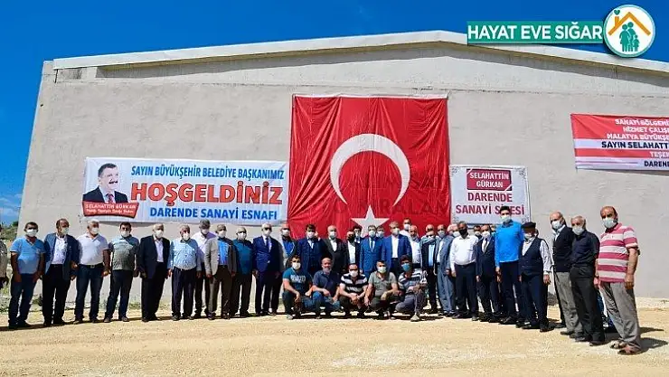 Gürkan, Darende sanayi sitesi esnaflarıyla bir araya geldi