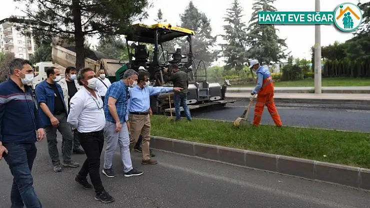 Güzeloğlu asfalt çalışmalarının startını verdi