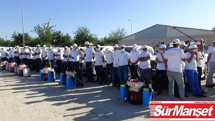 Güzeloğlu'ndan ilaçlama birimine ziyaret