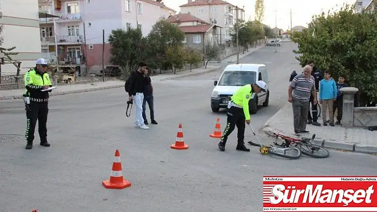 Hafif ticari aracın çarptığı bisikletli çocuk kurtarılamadı