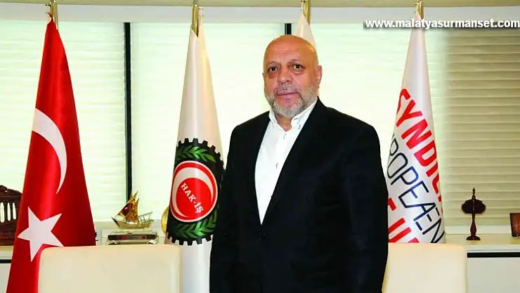 HAK-İŞ Genel Başkanı Arslan: 'Kıbrıs Türk halkının haklı davasında yanında olduğumuzu ifade ediyoruz'