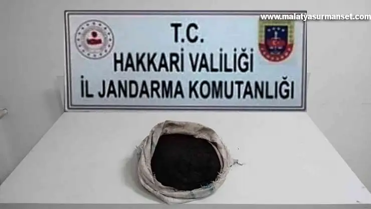 Hakkari'de 14 kilo eroin ele geçirildi