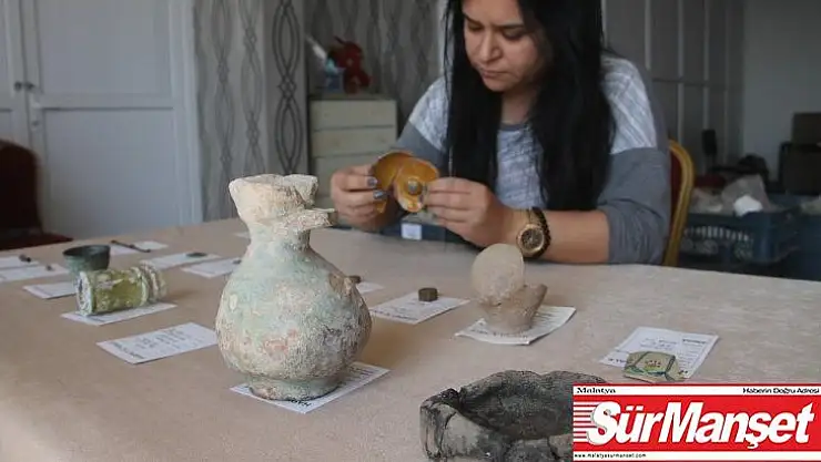 Harput Kalesi'nde 4 bin 800 obje gün yüzüne çıkartıldı