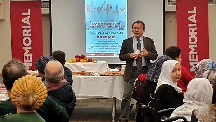 Hastalar ve sağlıkçılar kansere karşı birlik oldu