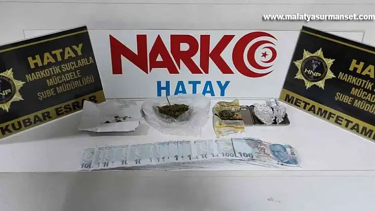 Hatay'da uyuşturucu operasyonu: 3 gözaltı