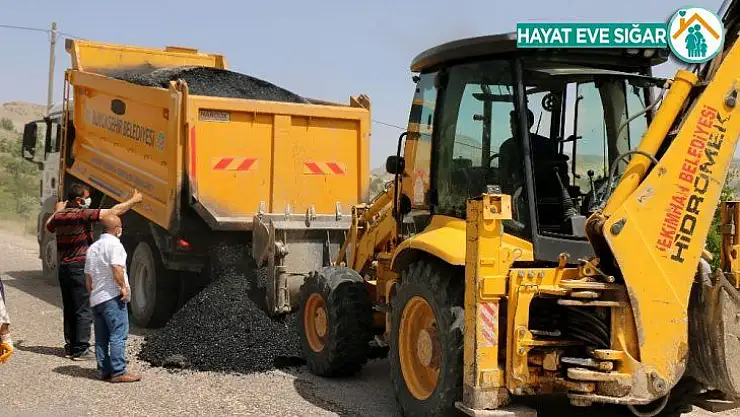 Hekimhan'da asfalt çalışmaları başladı