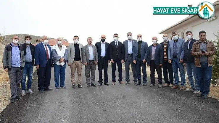 Hekimhan Işıklı Mahallesi'nin 20 yıllık asfalt özlemi giderildi