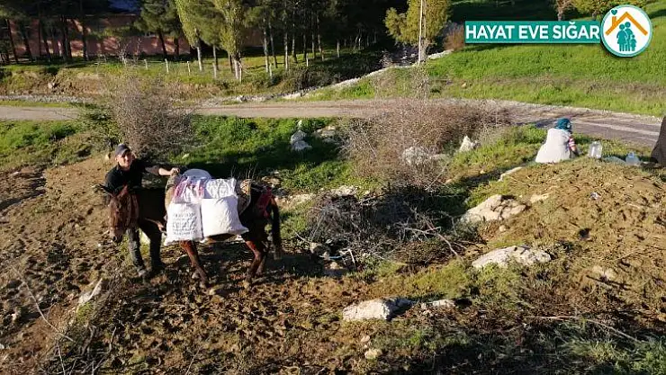 Heyelan köylülerin susuz kalmasına neden oldu