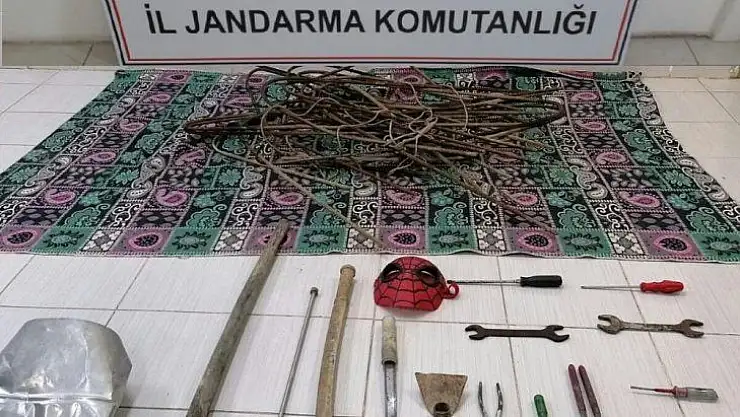Hırsızlar jandarma ekiplerinden kaçamadı
