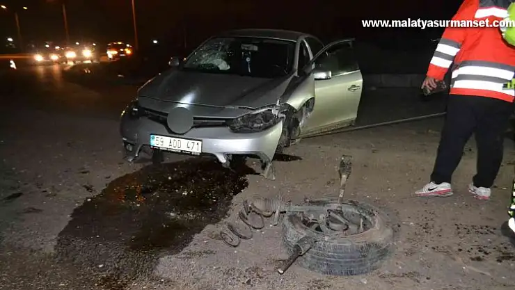 Hurdaya dönen aracın sürücüsü alkollü çıktı