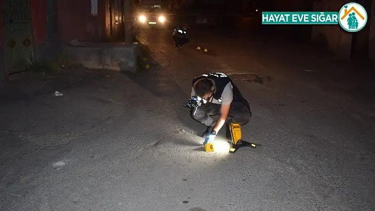 Husumetlisini bacağından vurdu
