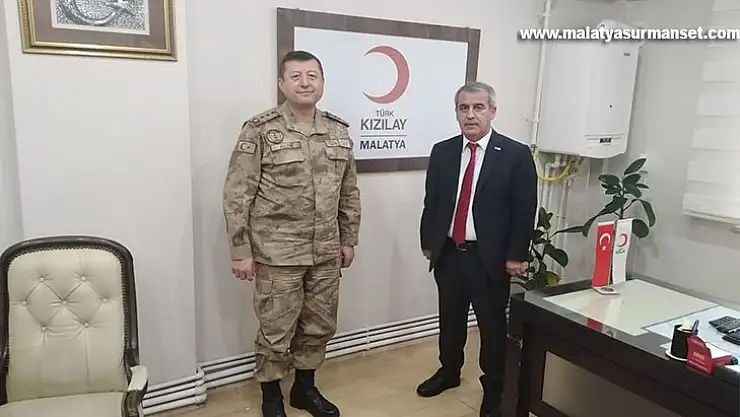 İl Jandarma Komutanı Altın'dan Kızılay'a Ziyaret