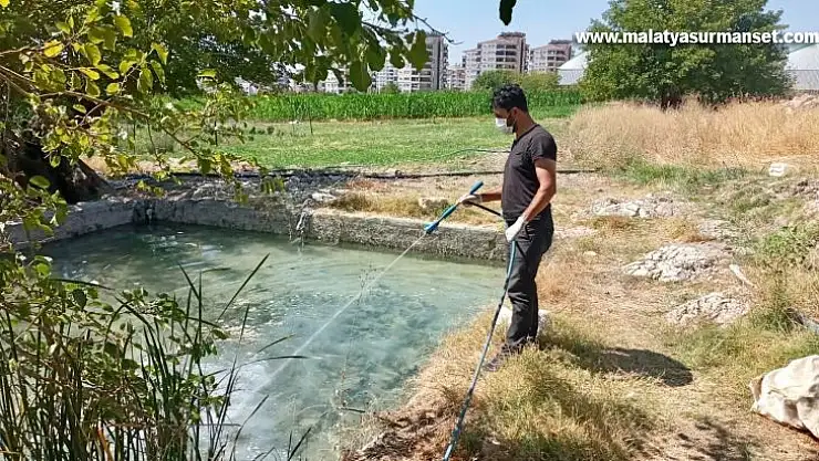 İlaçlama çalışmaları devam ediyor