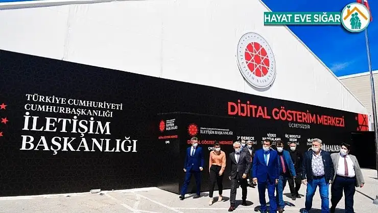 İletişim Başkanlığı Dijital Gösterim Merkezi bir yıl boyunca açık kalacak