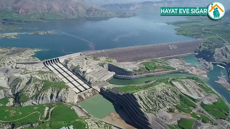 Ilısı Barajı'nda enerji üretimi test süreci başladı