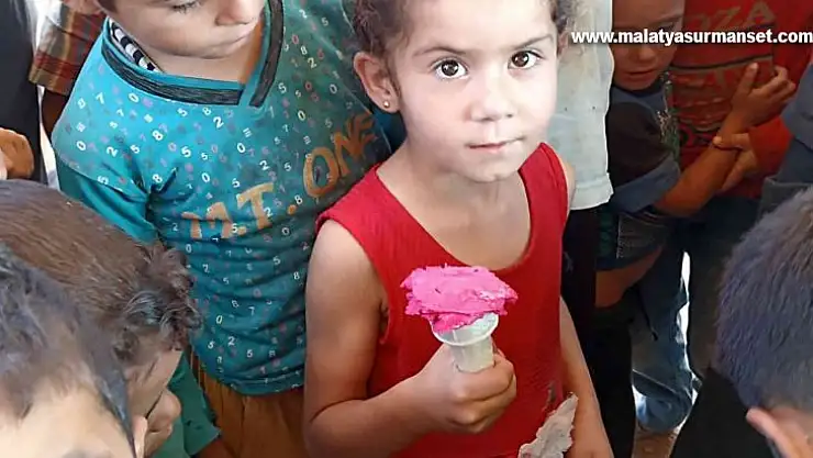 İmkander kampta yaşayan çocukların yüzünü güldürdü