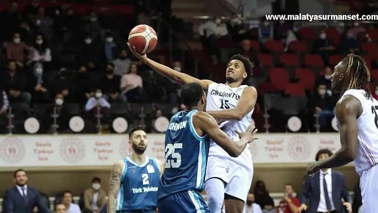 ING Basketbol Süper Ligi: Gaziantep Basketbol: 83 - T. Telekom: 72