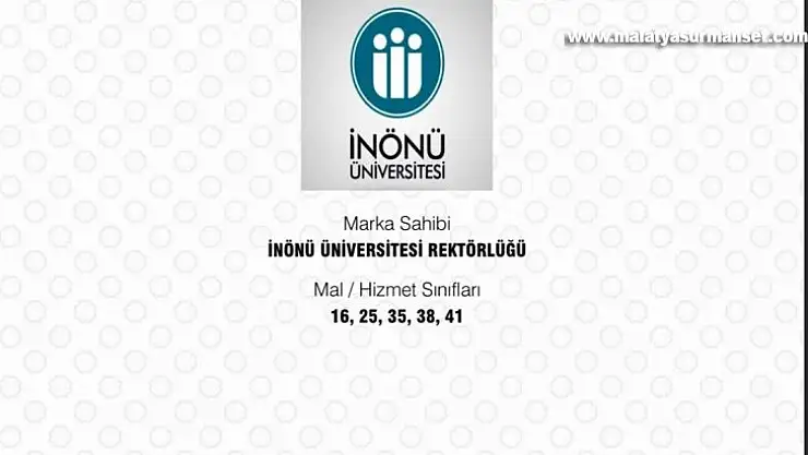 İnönü Üniversitesi'ne 'Marka Tescil Belgesi'